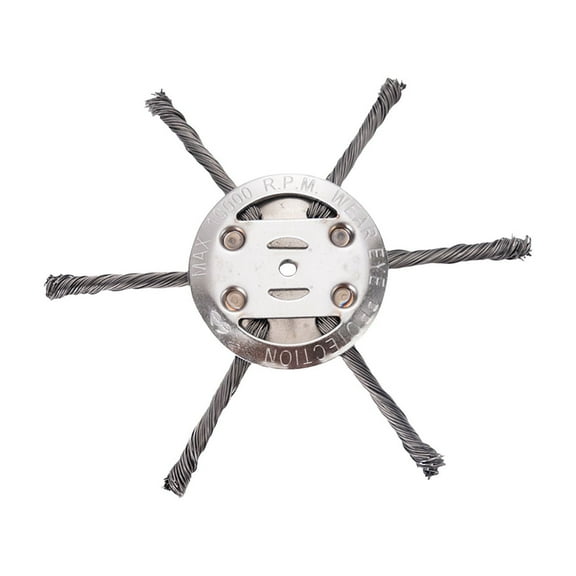 Steel Wire Grass Trimmer Head,6-Line Duty Universal String Trimmer Head - Quick Load Bump Feed Replacement for Lawn Mowers & Trimmers