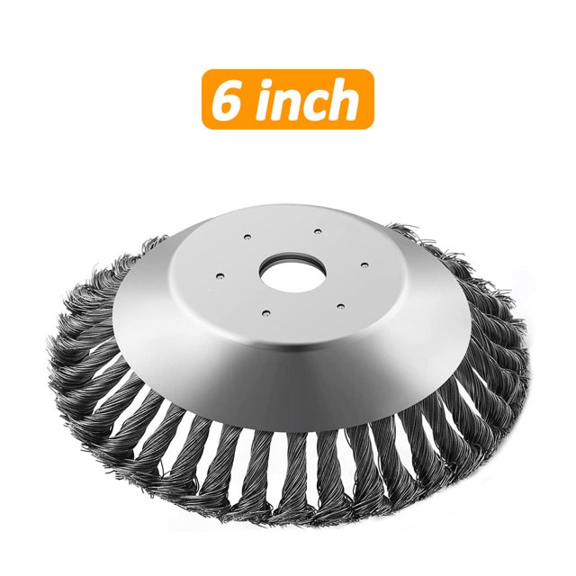 Steel Wire Grass Trimmer Head Garden Rounded Edge Weeds Trimmer Eater
