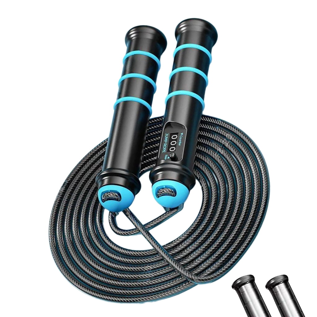 Steel Wire Jump Rope, Countable Skipping Rope for Fitness Training, Adjustable