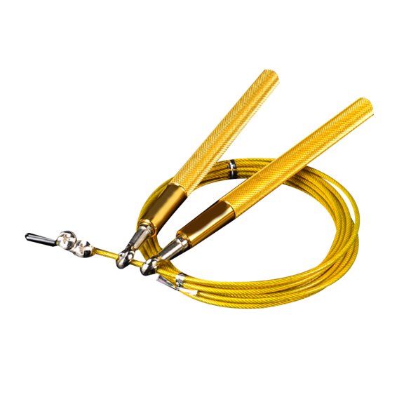 Steel Wire Jump Rope with Anti-slip Aluminum Handles - Universal Bearing for High-Speed Skipping, Ideal for Workout and Fitness Training