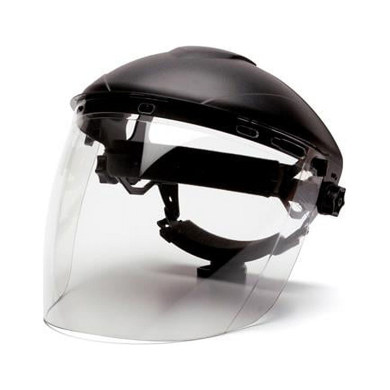 Steel Wire Mesh Face Shield, Black