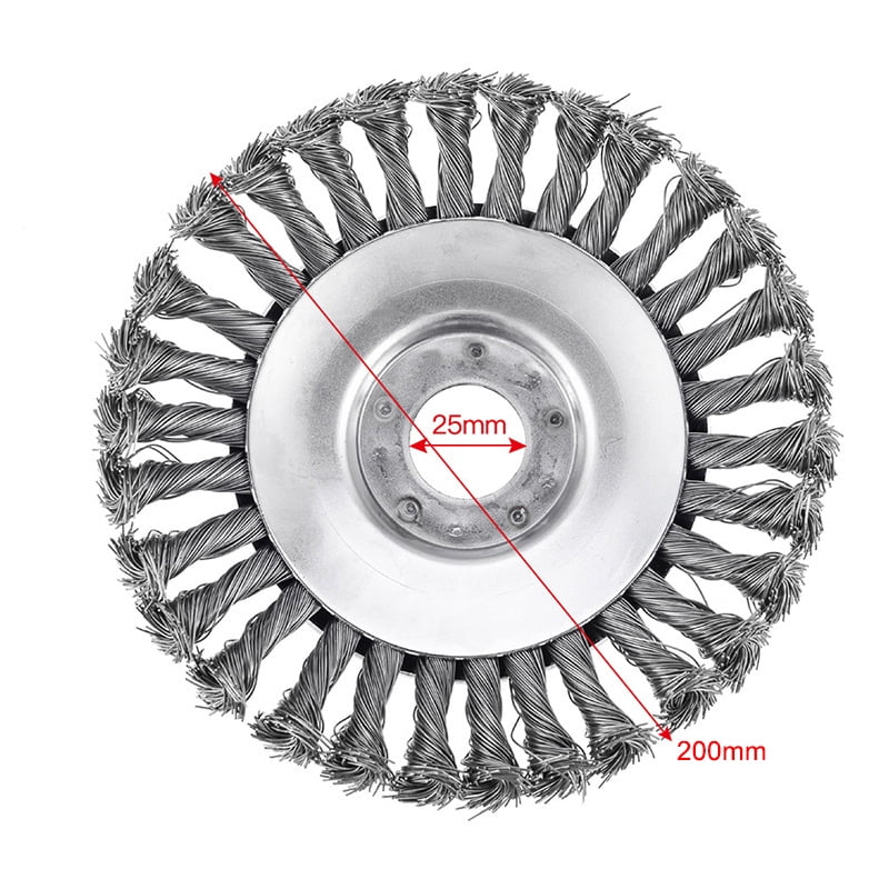 Steel Wire Weed Brush 6 /8 Inch Grass Trimmer Head Trimmer Grass Brush