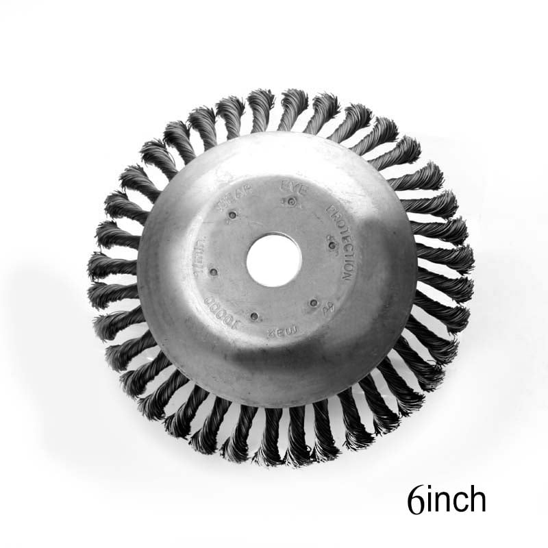 Steel Wire Wheel for grass cutter Garden Grass Trimmer Head Weed Brush