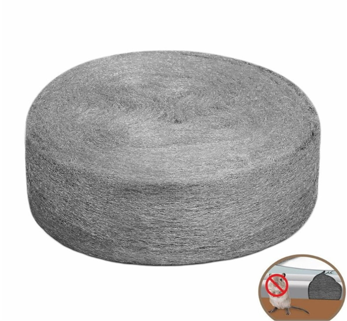 2Pack Steel Wool Pads For Mice Control, Fill Fabric DIY Kit, Coarse Wire Mesh Ro