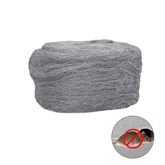 Steel Wool Mice Control, 3" x 10 Ft Gap Blocker for Mice, Rodents, and Insect Prevention, Fill Holes, Vents, Plumbing, Siding, Garden and Garage