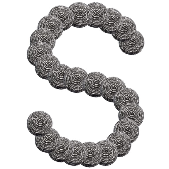 Steel Wool Scrubbers - Flexible Scrubber Pads for Cleaning Dishes, Pots, Pans, Grills and Sinks