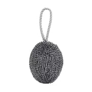Steel Wool Scrubbers with Lanyard, Stainless Steel Scrubber with Lanyard, Metal Sponge, Metal Scouring Pads, Steel Wool Pads, Kitchen Cleaning Supplies, Heavy Duty Cleaning Tools, 2.7inch