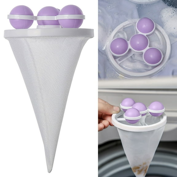 Steel Wool Scrubbers,Washing Machine Float Filter Mesh Bag Hair Filter Hair Remover Cleaning And Decontamination Laundry Ball Laundry Care Ball