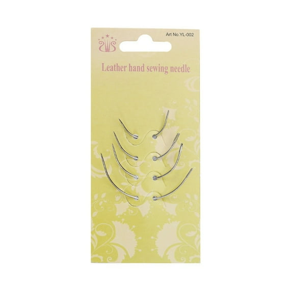 Steel Yarn Needles Big Eye Blunt Needles for Cross-Stitch Knitting Ribbon Embroidery Stainless Steel Color 30~60mm 4pcs/set