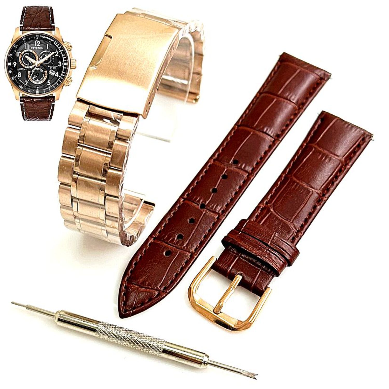 Cheap Stylish Leather 14 mm Replacement Watch Band C4411-4_K0010459 main image 1