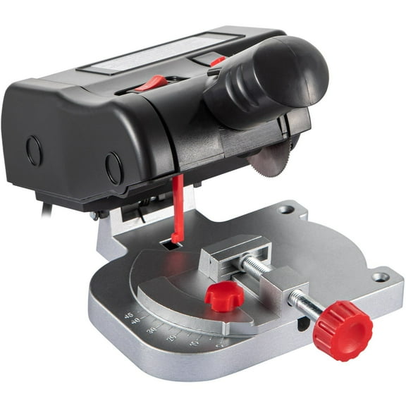 Steel and Resin Blade Miter Saw, 2-5/16 Inch, 1/2 Inch Cut Depth, 0-45° Adjustable – Great for Copper, Aluminum, Wood, Zinc DIY Projects