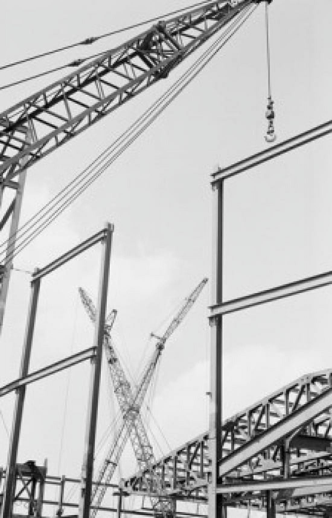 Steel construction and cranes Canvas Art -  (18 x 24)