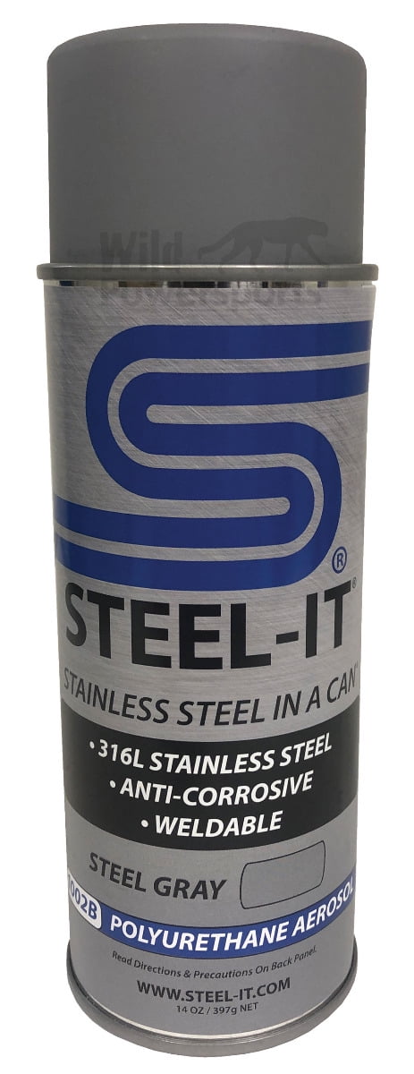 STEEL-IT BLACK Polyurethane 14oz Spray Can
