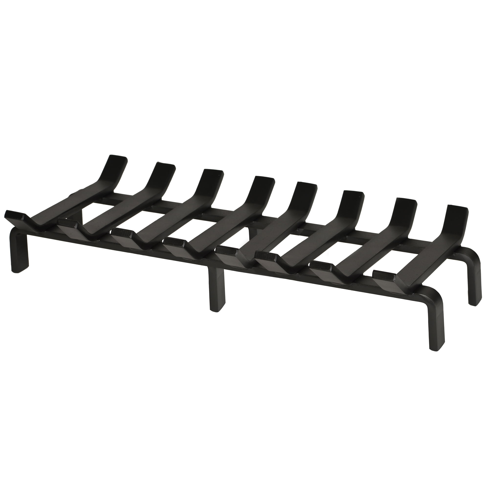 Heavy Duty Black Steel Fireplace Grate 20 x 10 Inch