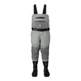 thumbnail image 1 of Frogg Toggs SteelHeader Insulated Chest Waders with Felt Waterproof Boots for Men, Slate/Gray, Size 10, 1 of 7