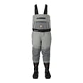 thumbnail image 1 of Frogg Toggs SteelHeader Insulated Chest Waders with Felt Waterproof Boots for Men, Slate/Gray, Size 11, 1 of 7