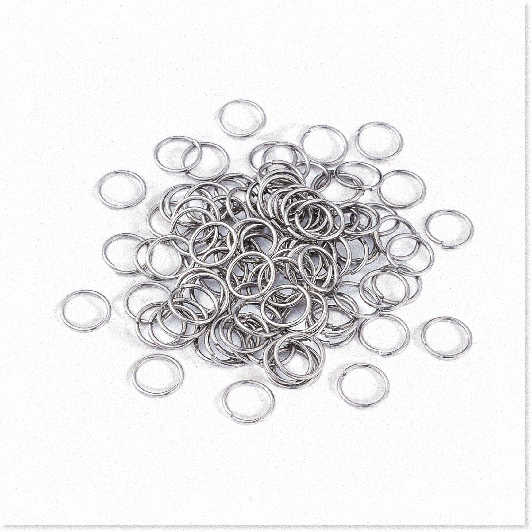 SteelLink 2000 10mm Stainless Steel Jump Rings for Chainmail Jewelry