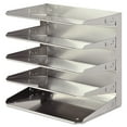thumbnail image 1 of SteelMaster Soho Horizontal Organizer, Letter, Five Tier, Steel, Silver -MMF26425L050, 1 of 4