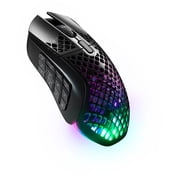 SteelSeries Aerox 9 Wireless Ultra Lightweight Honeycomb Water Resistant RGB Optical Gaming Mouse With 18 Programmable Buttons