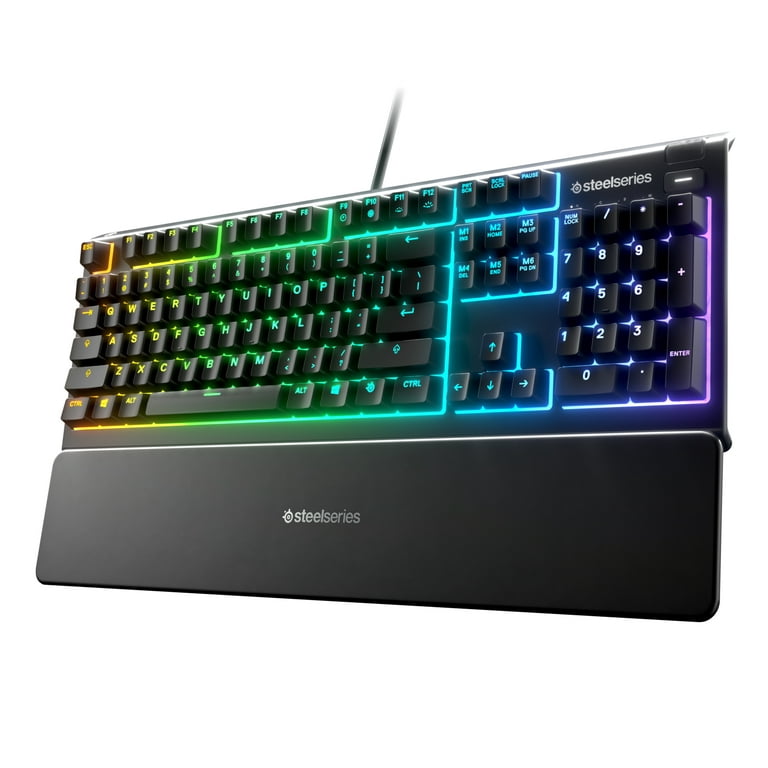 Steelseries Apex 3 TKL RGB Gaming Keyboard W/ Whisper Quiet Gaming Switches