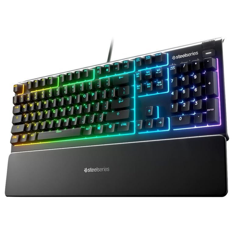SteelSeries Apex 3 RGB Gaming Keyboard – 10-Zone RGB, IP32 SteelSeries Apex 3 RGB Gaming Keyboard – 10-Zone RGB, IP32