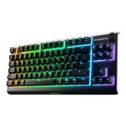 SteelSeries Apex 3 TKL RGB Gaming Keyboard - Tenkeyless - Water & Dust Resistant - PC and USB-A