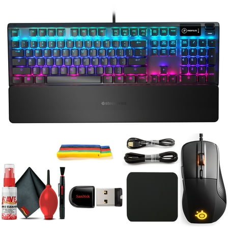 SteelSeries Apex 5 Hybrid Mechanical Gaming Keyboard + Rival 710 Gaming Mouse