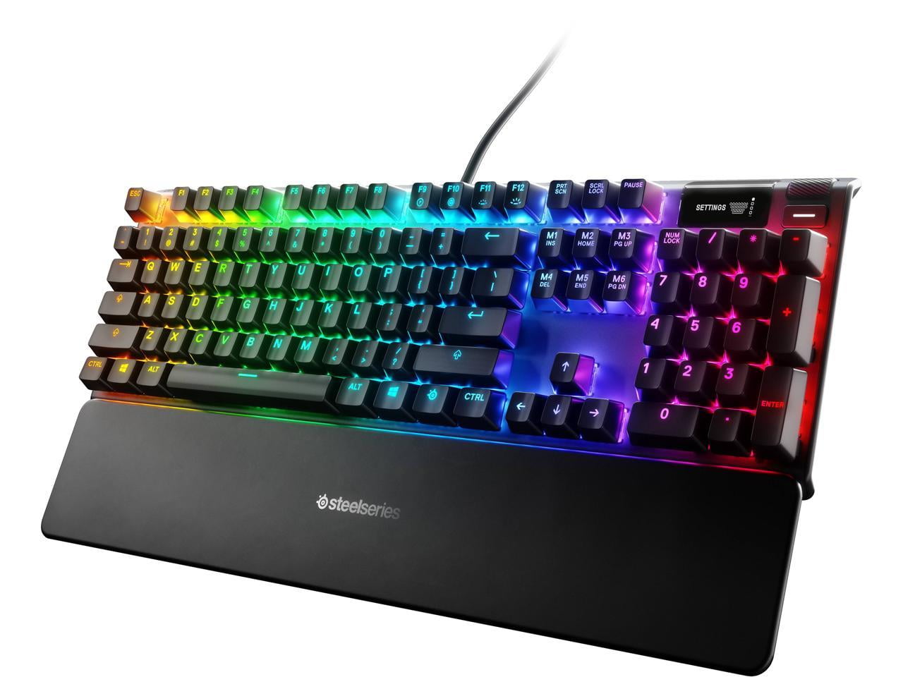 SteelSeries Apex Pro TKL HyperMagnetic Gaming Keyboard - World's Fastest  Keyboard - Adjustable Actuation - Esports Tenkeyless - OLED Screen - RGB 
