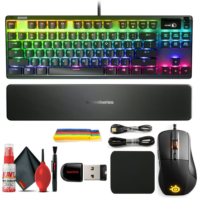 SteelSeries Apex Pro TKL Mechanical Gaming Keyboard + Rival 710 ...