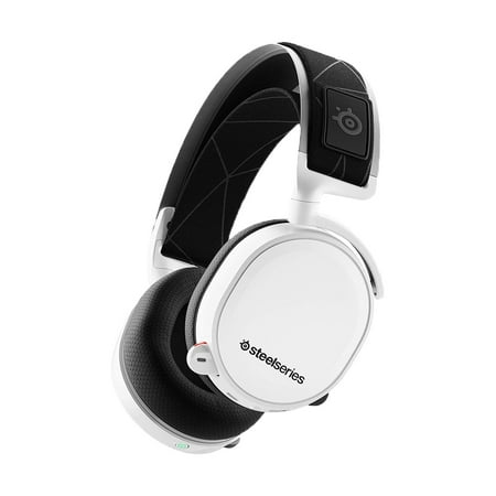 SteelSeries - Arctis 7 Wireless DTS Gaming Over-The-Ear Headset for PC, PlayStation 4 and PlayStation 5 - White