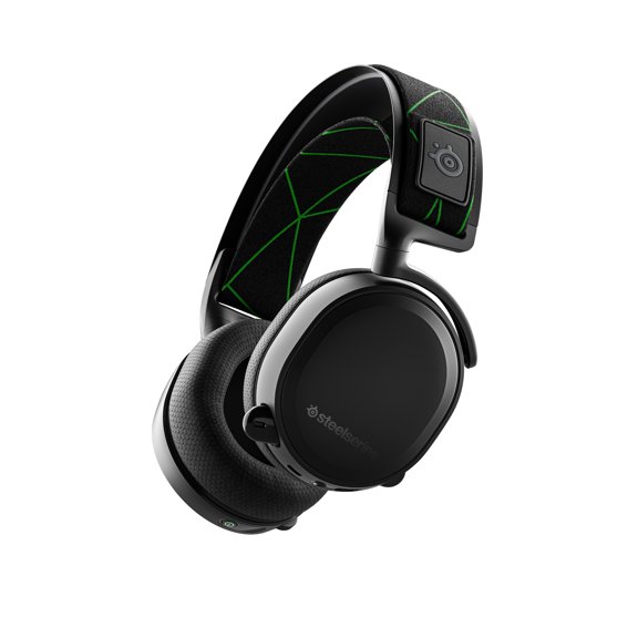 SteelSeries Arctis 7X+ Wireless Over-Ear Gaming Headset 2.4 GHz USB-C with Retractable Mic, Black