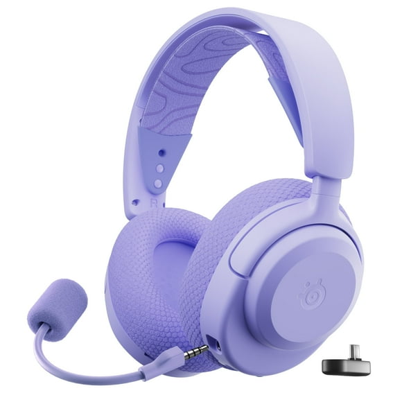 SteelSeries Arctis Nova 3P Wireless Multi-Platform Gaming Headset   Mobile App Control  40 HR Battery  2.4GHz/Bluetooth  PS5, PS4, PC, Switch, Mobile  Lavender