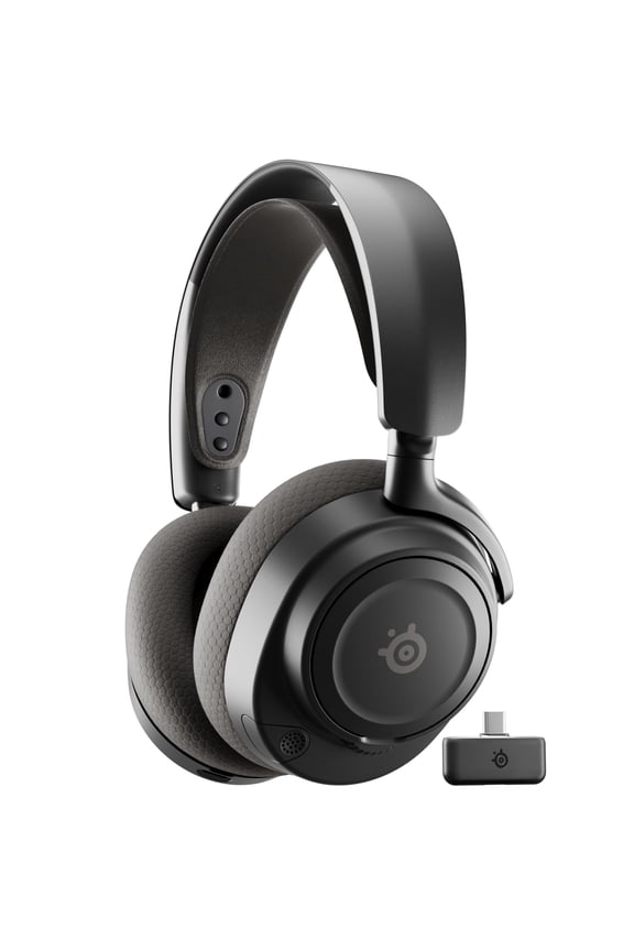 Arctis Nova 7 Wireless Gen 2 Multi-Platform Gaming Headset Real-Time App Control 50+ HR Mixable 2.4GHz/Bluetooth PC, PS5, PS4, Switch 1/2, Mobile Black