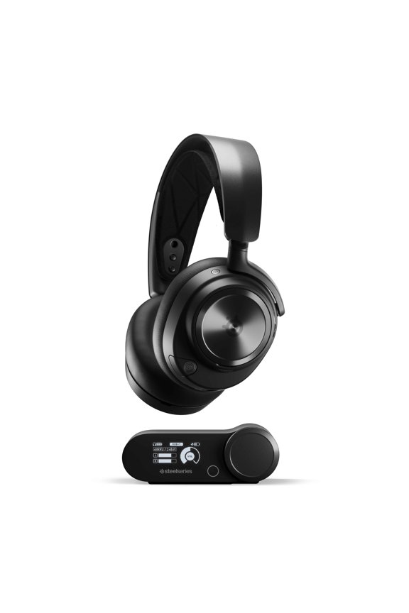 Arctis Nova Pro Wireless Multi-System Gaming Headset for PC, PS5, PS4, Switch, Mobile - Premium Hi-Fi Drivers - Active Noise Cancellation - Two Battery System - Black