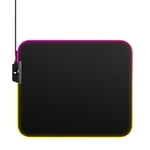 SteelSeries QcK Prism Cloth - Gaming Mouse Pad - 2 zones RGB lighting - Medium size