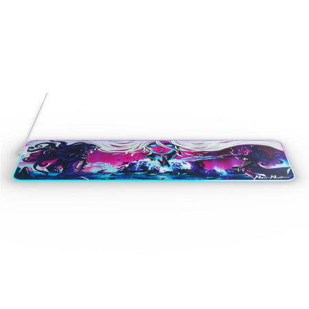 SteelSeries - Qck Prism XL Neo Noir Edition Cloth Gaming Mouse Pad Optimized for Gaming Sensors - Multi