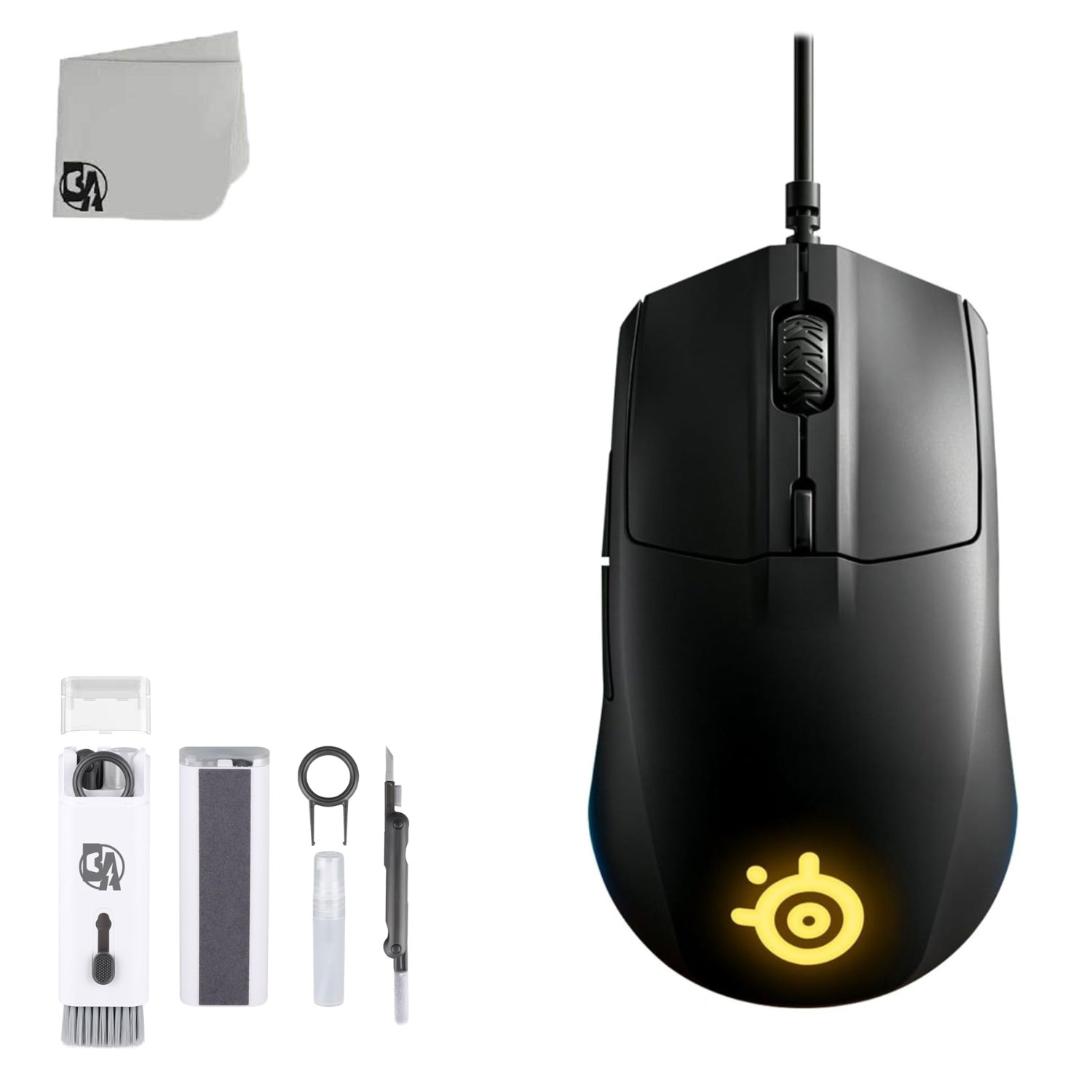 Steelseries Rival Multi Button SteelSeries Rival 3 Gaming Mouse - 8,500 CPI Optical Sensor, 6 ...