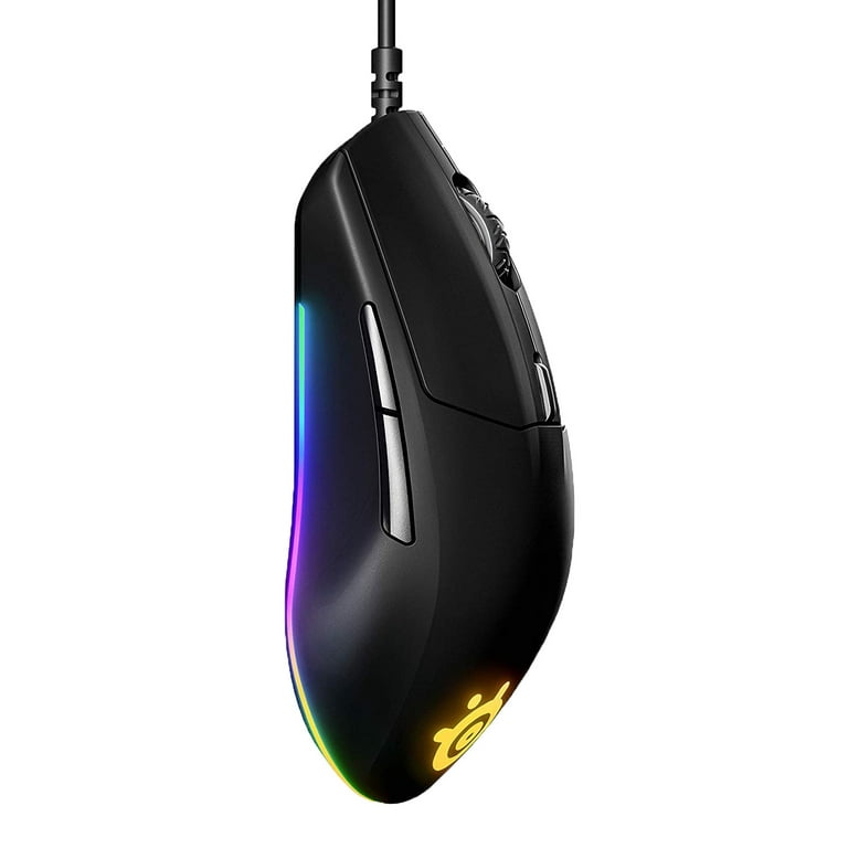 Gaming - SteelSeries Trigger Optical 8,500 Split TrueMove 3 - CPI - Prism Buttons Programmable - Buttons 6 Lighting Core RGB Sensor Mouse Brilliant Rival
