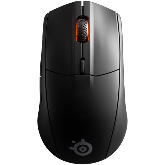 Open Box SteelSeries - Rival 3 Lightweight Wireless Optical Gaming Mouse with Brilliant Prism RGB Lighting - Black
