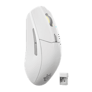 SteelSeries Rival 3 Wireless Gen 2 Gaming Mouse — 2.4GHz and Bluetooth — 18000 DPI TrueMove Air Optical Sensor — 60 Million Click Durability — Light-Weight — 100% PTFE Feet — White