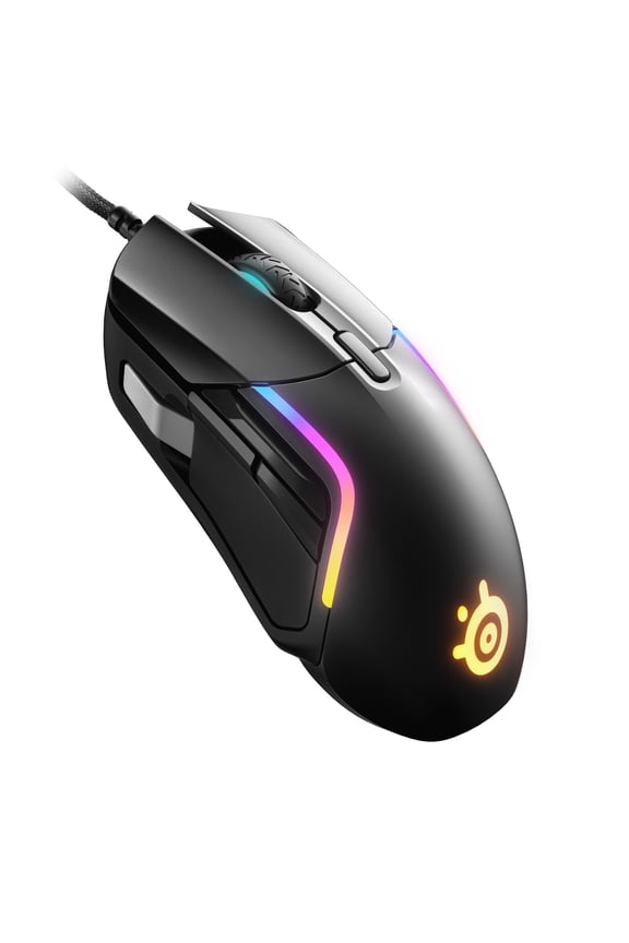 Rival 5 Gaming Mouse with 9 Programmable Buttons and 18k CPI TrueMove Air Optical Sensor