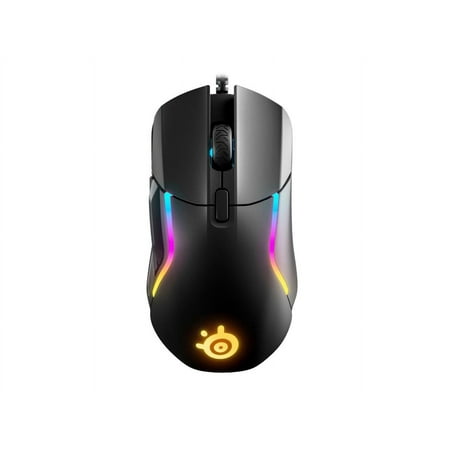 SteelSeries - Rival 5 Wired Optical Gaming Mouse with RGB Lighting - Black