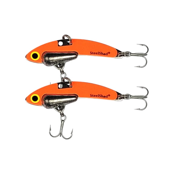 SteelShad Mini Series 2-Pack 1/4 oz. Glow Orange