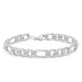 thumbnail image 1 of SteelTime Figaro Chain Link Stainless Steel Chain Bracelet for Men, 1 of 5