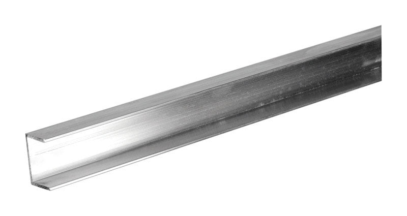 Boltmaster 0.0625 in. X 1/4 in. W X 8 ft. L Mill Aluminum Trim Channel Boltmaster 0.0625 in. X 1/4 in. W X 8 ft. L Mill Aluminum Trim Channel