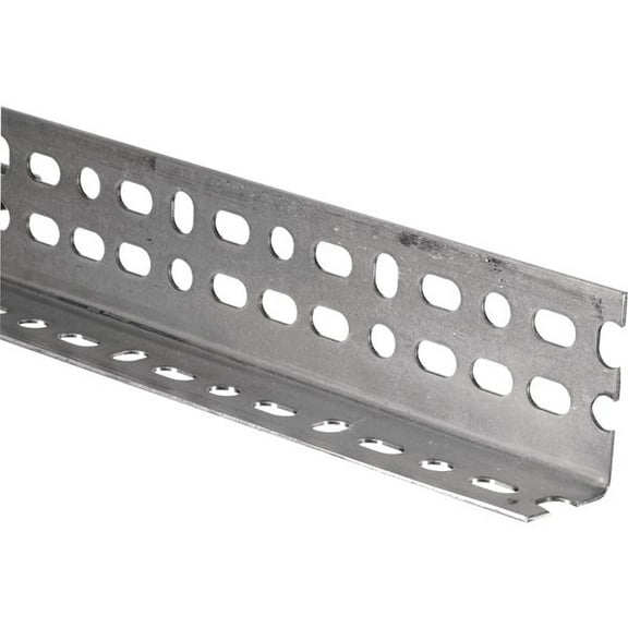 SteelWorks 0.075 in. X 2-1/4 in. W X 72 in. L Zinc Plated Steel Slotted Angle