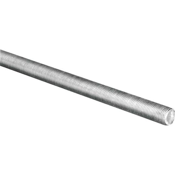 Boltmaster Steelworks Threaded Rod Fine Thread - Zinc-Plated Steel - 3/8 In. x 3 Ft.