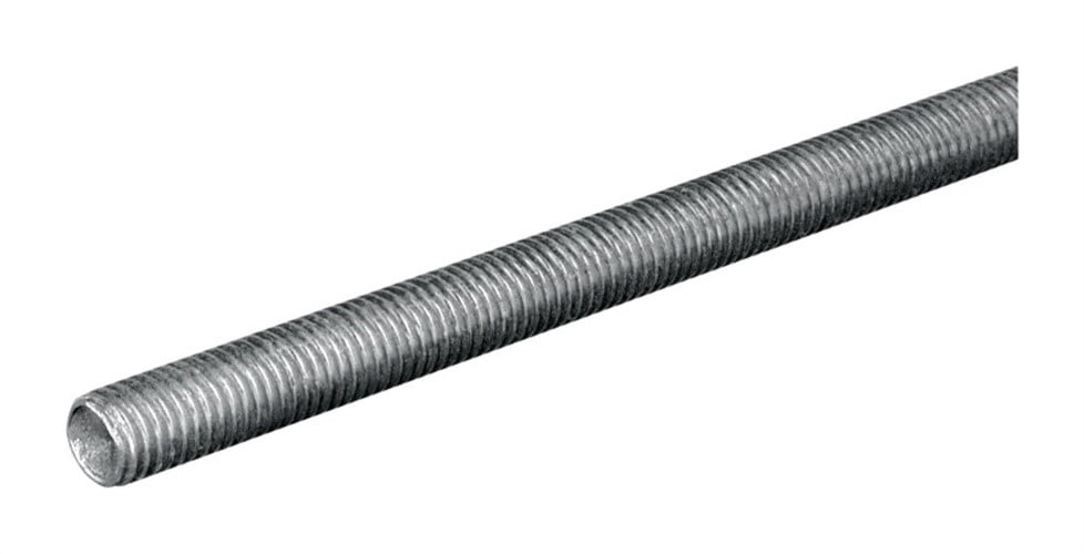 Boltmaster 11068 3/8" X 36" Threaded Rod Nf Zinc