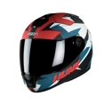 thumbnail image 1 of Steelbird HI-GN Men Vision Decal Hunk Glossy Black Blue L Size 600mm, 1 of 5