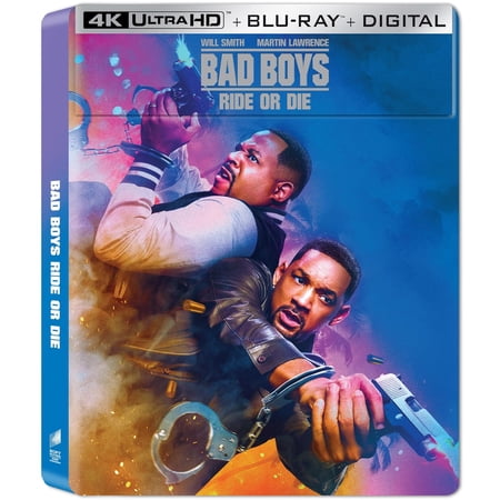 Steelbook Bad Boys: Ride or Die (4K + Blu-ray + Digital) New
